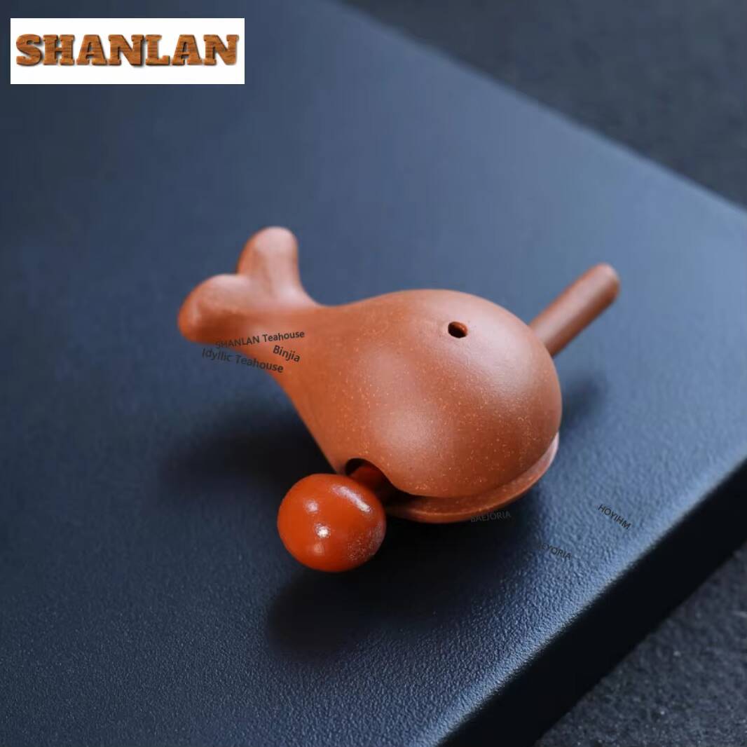 Pet Supplies Fish - Mor Kil Ahşap Balık Çay Süsü