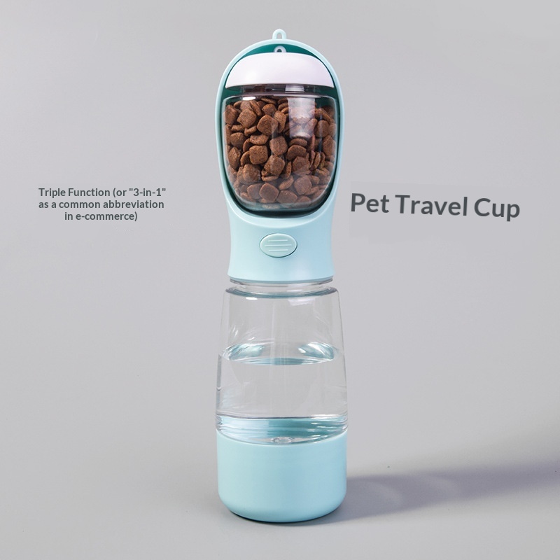 Pet Supplies In Store - Taşınabilir köpek ve kedi su şişesi,