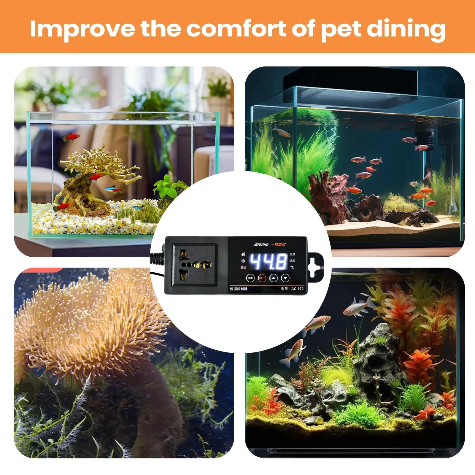 Sürüngen Tankı için termostat  - Pet Supplies Uk incelemesi ve fiyatı