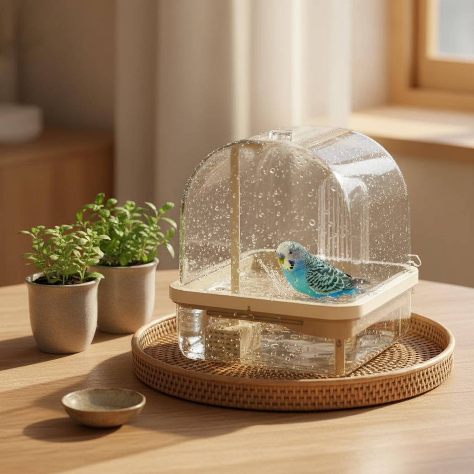 Asılı Kuş Duşu Şeffaf Panorami - Pet Supplies Us incelemesi ve fiyatı